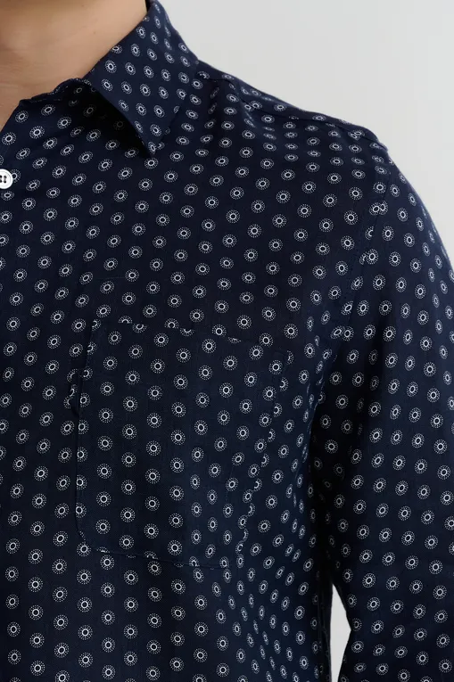 Рубашки Derek Rose 9820-MILA 012NAV