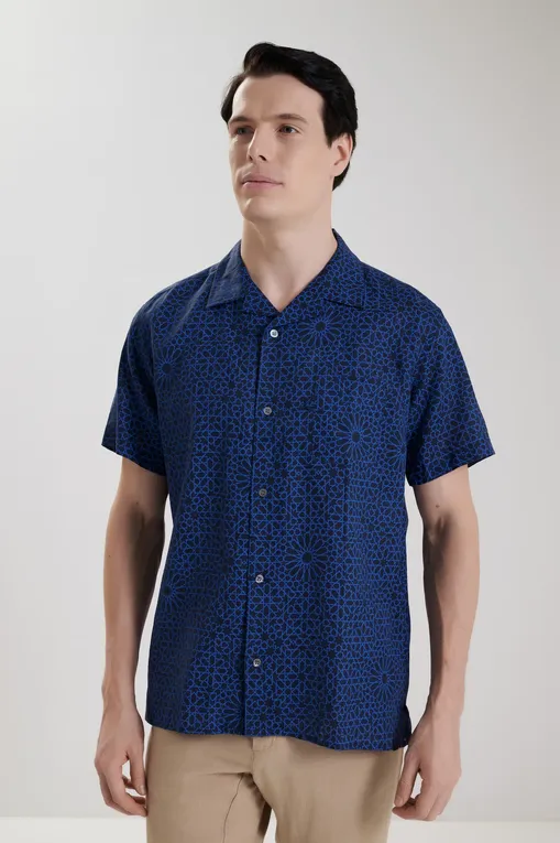 Рубашки Derek Rose 9825-MILA 023NAV