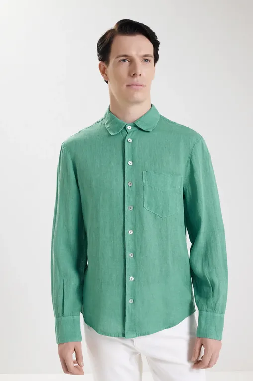 Рубашки LaFabbricaDelLino ES600 323 Mojito