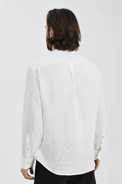 Рубашки LaFabbricaDelLino ES6001 04 bianco