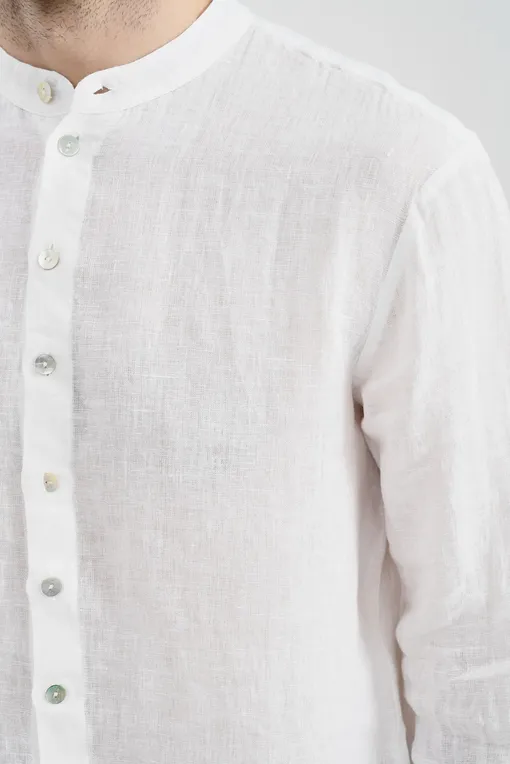 Рубашки LaFabbricaDelLino ES6001 04 bianco