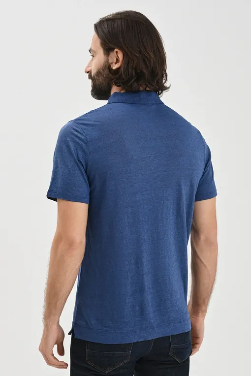 Рубашки LaFabbricaDelLino ES608 322 Abisso