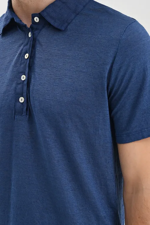 Рубашки LaFabbricaDelLino ES608 322 Abisso