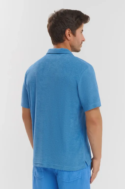Поло Mc2 Saint Barth JEREMY TERRY 33 DUSTY BLUE