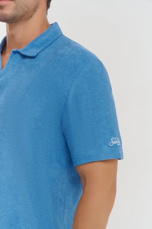 Поло Mc2 Saint Barth JEREMY TERRY 33 DUSTY BLUE