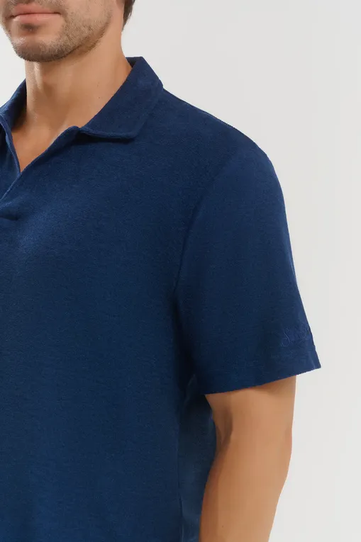 Поло Mc2 Saint Barth JEREMY TERRY 61 BLUE NAVY