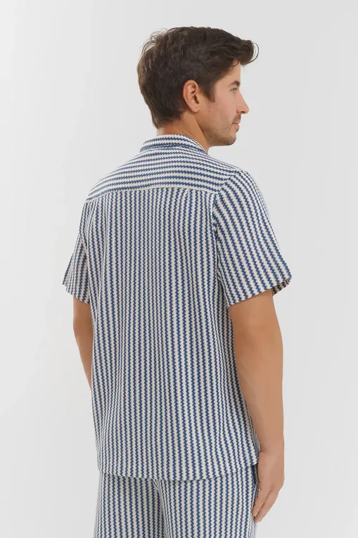 Рубашки Mc2 Saint Barth KALEACROCHET STRIPES V 61