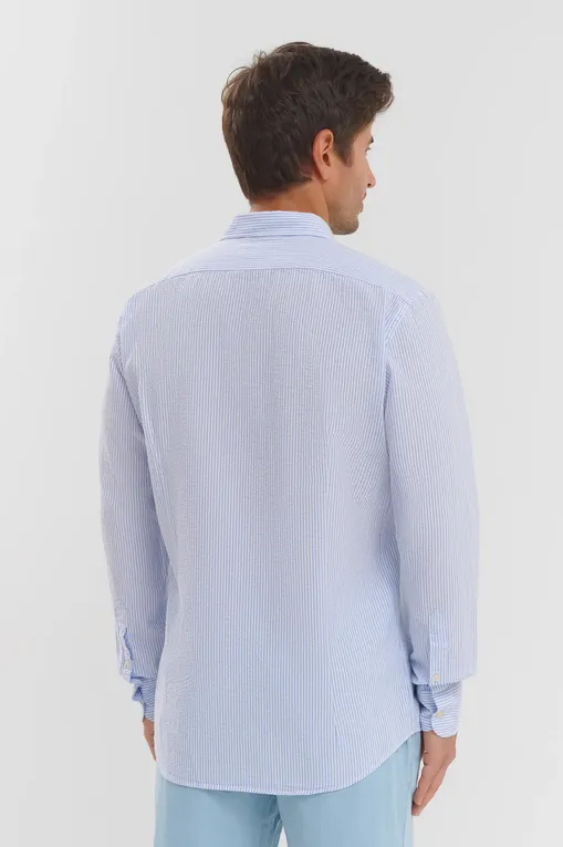 Рубашки Mc2 Saint Barth PAMPLONA_CO SEERSUCKER STRIPES S 31