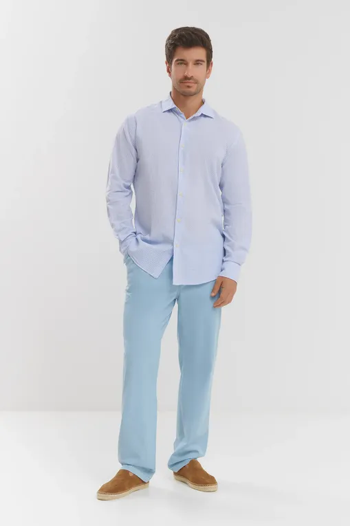 Рубашки Mc2 Saint Barth PAMPLONA_CO SEERSUCKER STRIPES S 31