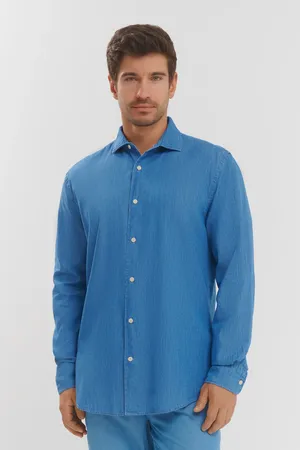 Mc2 Saint Barth PAMPLONA_CO CHAMBRAY DENIM DARK