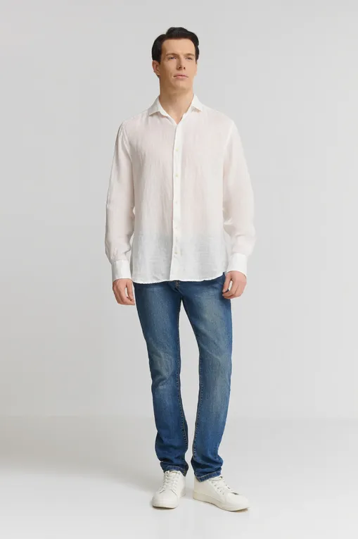 Рубашки Mc2 Saint Barth PAMPLONA 01 WHITE