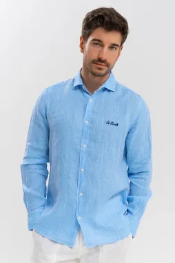 Mc2 Saint Barth PAMPLONA LINEN STRIPES V 32 EMB