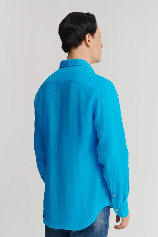 Рубашки Mc2 Saint Barth PAMPLONA 32 TURQUOISE