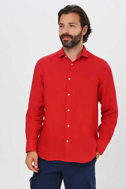 Рубашки Mc2 Saint Barth PAMPLONA 41 RED