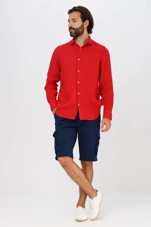 Рубашки Mc2 Saint Barth PAMPLONA 41 RED