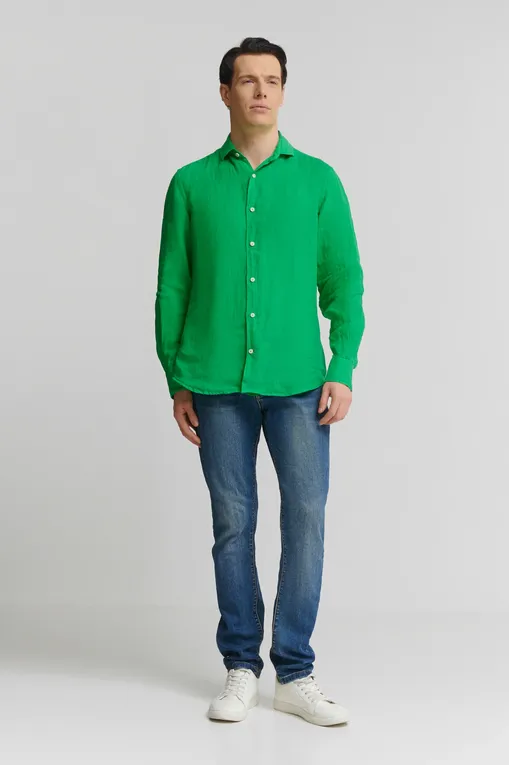 Рубашки Mc2 Saint Barth PAMPLONA 57 GREEN (00193D)