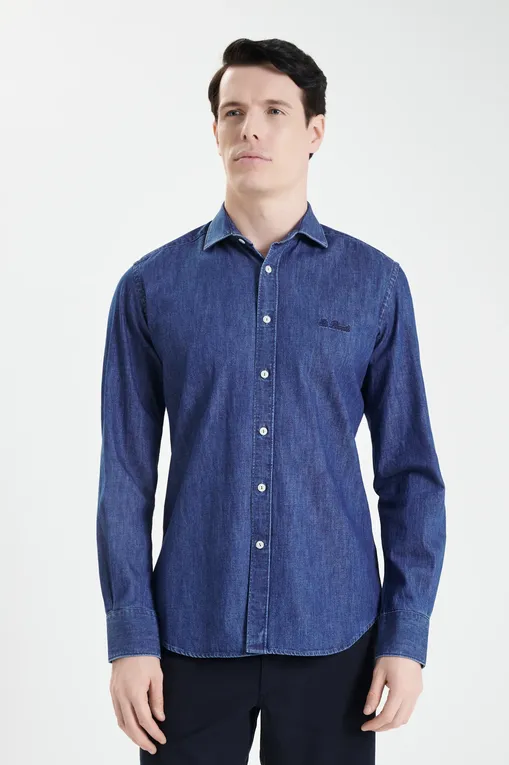 Рубашки Mc2 Saint Barth SEEFELD DENIM (01931G)