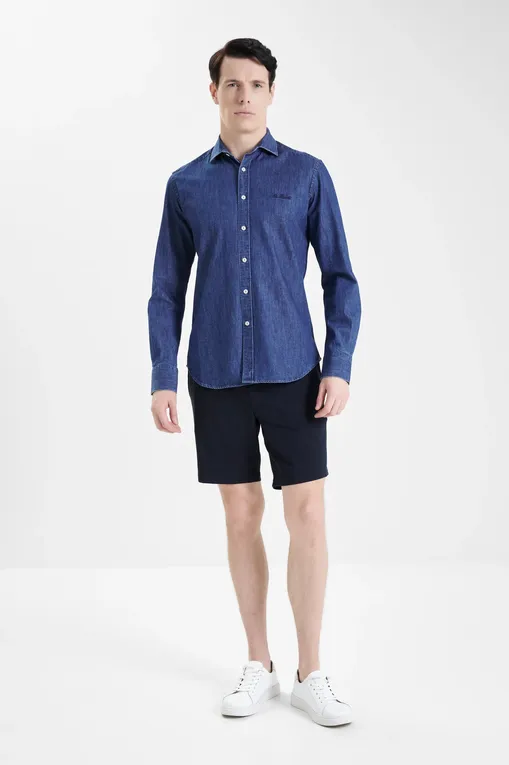 Рубашки Mc2 Saint Barth SEEFELD DENIM (01931G)