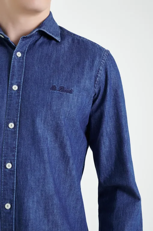 Рубашки Mc2 Saint Barth SEEFELD DENIM (01931G)
