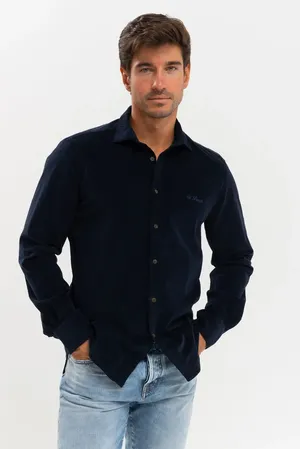 Mc2 Saint Barth SEEFELD CORDUROY 61 BLUE NAVY