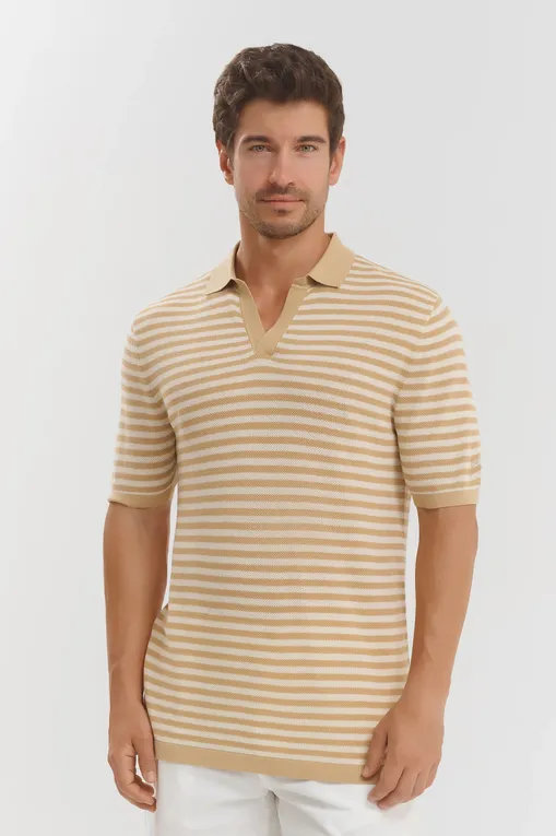 Рубашки Mc2 Saint Barth SLOAN MESH STRIPES 1110