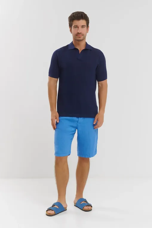 Рубашки Mc2 Saint Barth SLOAN MESH 61 BLUE NAVY