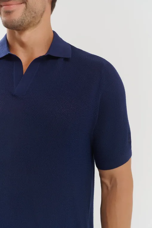 Рубашки Mc2 Saint Barth SLOAN MESH 61 BLUE NAVY