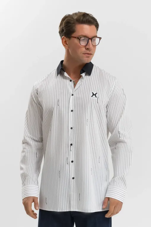 Рубашки RICHMOND X UMP25078CA OFF-WHITE