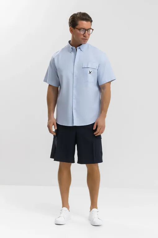 Поло RICHMOND X UMP25087CA ICE W/WHT