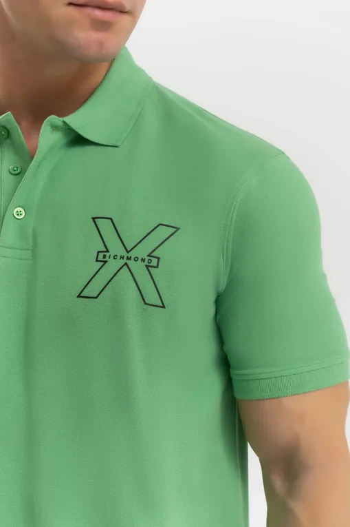 Поло RICHMOND X UMP25117PO GREEN BR.