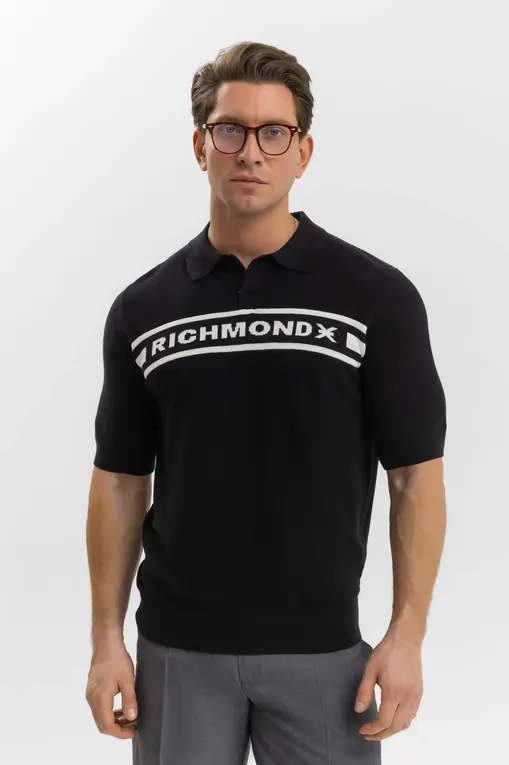 Поло RICHMOND X UMP25128PO BLACK
