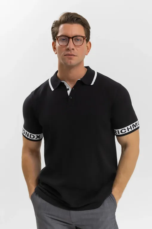 Поло RICHMOND X UMP25309PO BLACK