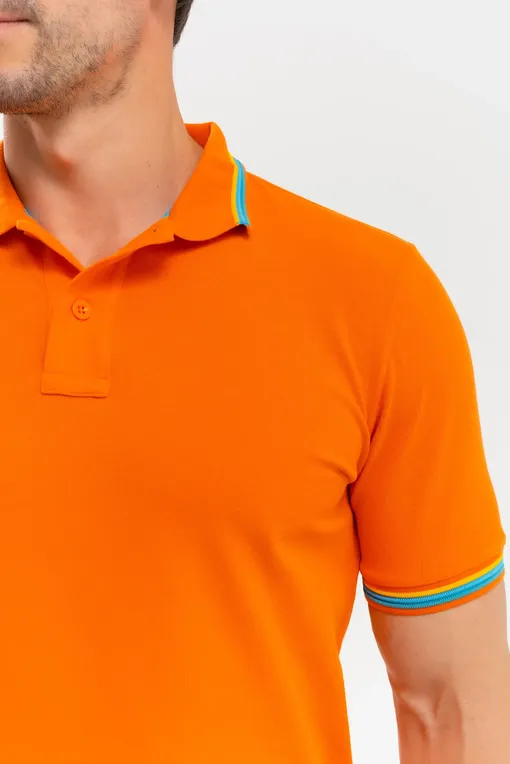 Рубашки SUNDEK M779PLJ6500 55002 / SUN ORANGE 02