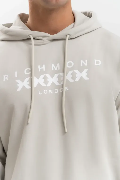 Толстовки RICHMOND X UMP25006FE GREY X/O-W