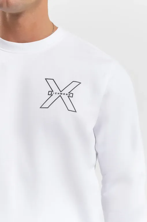 Толстовки RICHMOND X UMP25115FE WHITE