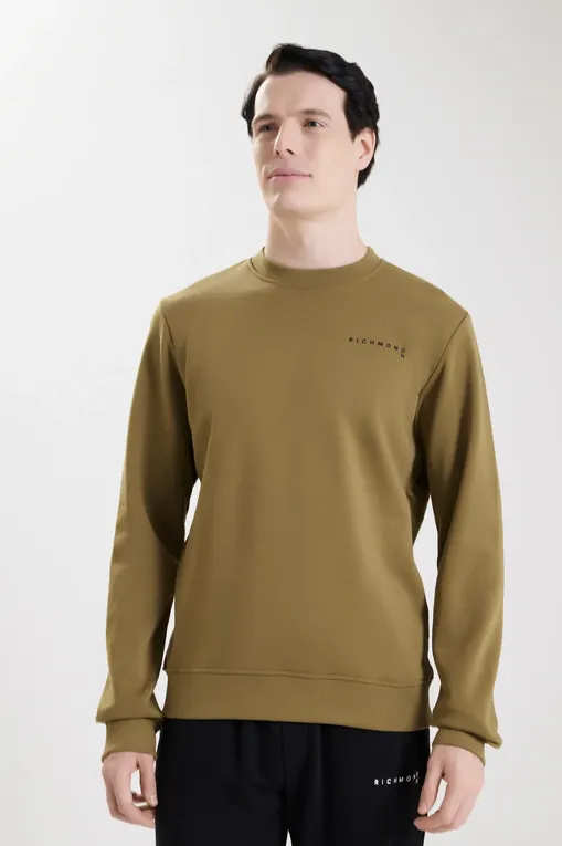 Толстовки RICHMOND X UMP25216FE GREEN MIL.