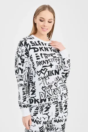 DKNY YI2122629-YI2822629 101 Wht/Prt