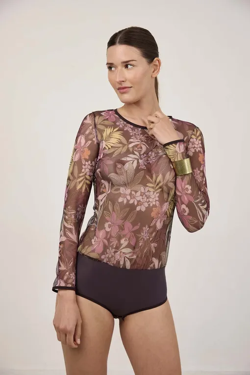 Боди Maison Lejaby 21177 I0054 NIGHTY GARDEN