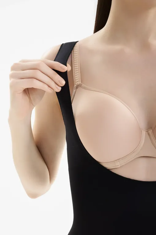 Боди Simone Perele 1F6531 015 noir/tatoo