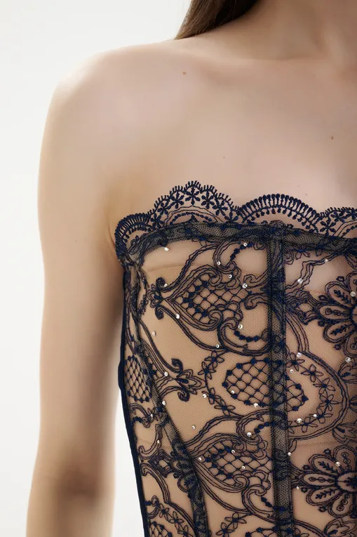 Бюстье I.D.Sarrieri M74893 deep bleumarine