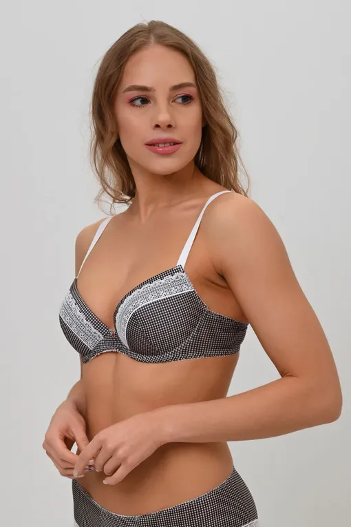 Бюстгальтеры Antigel ECH8031 VICHY NOIR