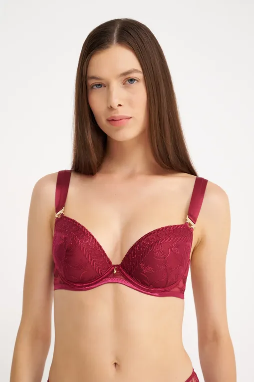 Бюстгальтеры AUBADE 2DN08 CRIMSON RED