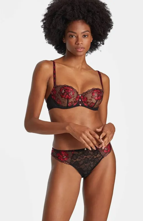 Бюстгальтеры AUBADE ICF14 BLACK CHERRY