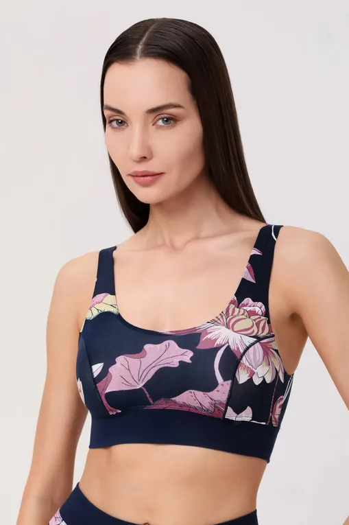 Мягкие чашки Calida 02822 476 dark blue print