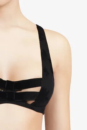 Chantal Thomass T03E20 0DN Black Flock