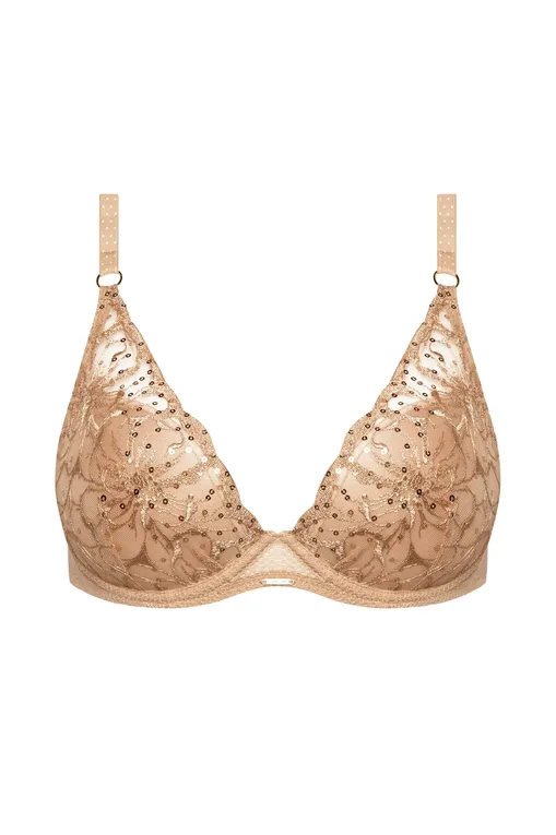 Бюстгальтеры Chantelle C12Q20 0CK Toffee Sequins