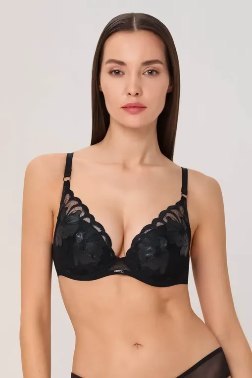 Бюстгальтеры Chantelle C12Q20 0P8 Leather black