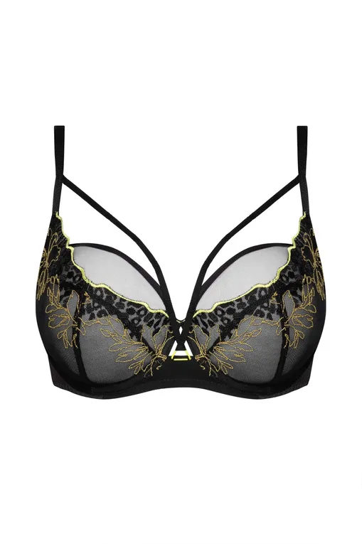 Бюстгальтеры Chantelle C22BMU 0IU Black-Yellow