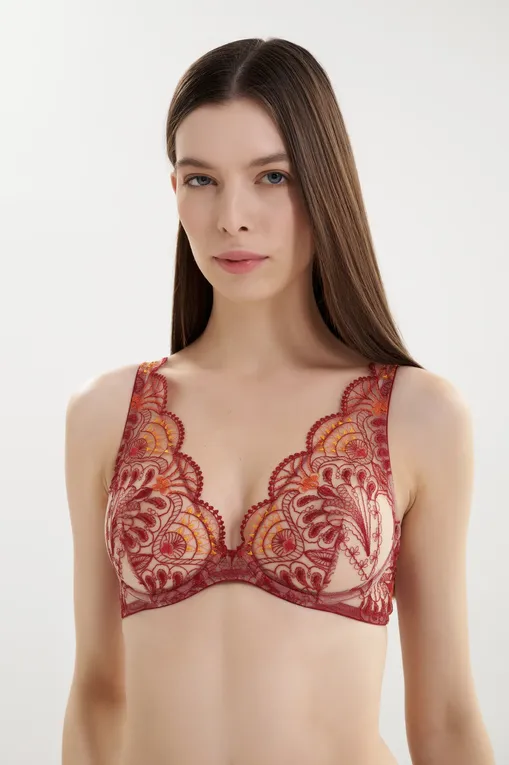 Бюстгальтеры I.D.Sarrieri M5768 dark red