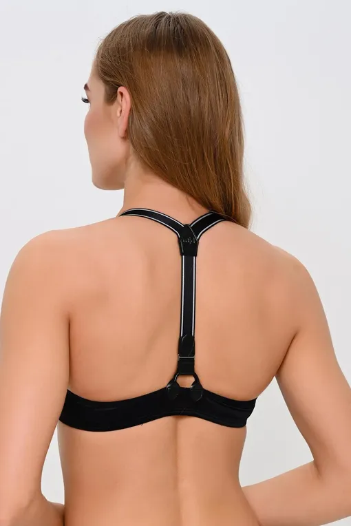 Плотные чашки Marlies/Dekkers 18151 black pinstripe